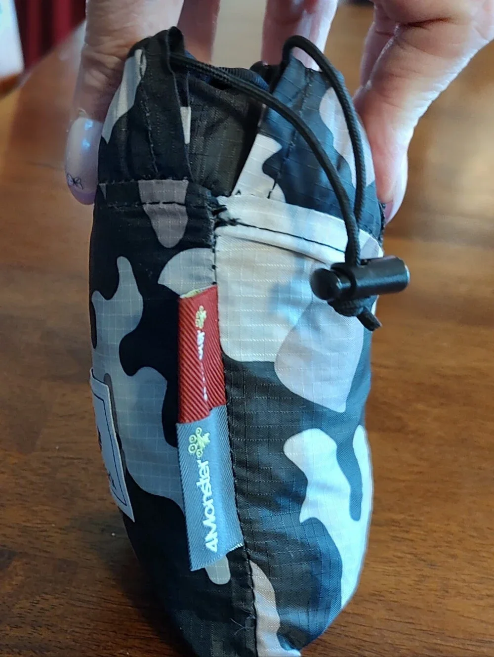 Camouflage Men's Backpack - Gray & Black